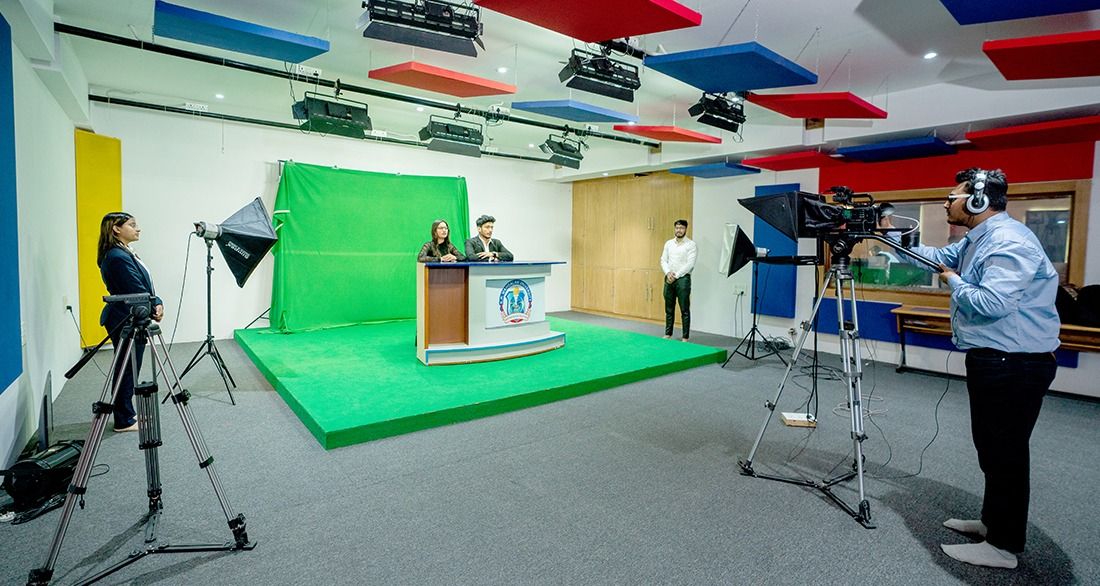 Step into the future of storytelling at our cutting-edge Audio-Visual Studio