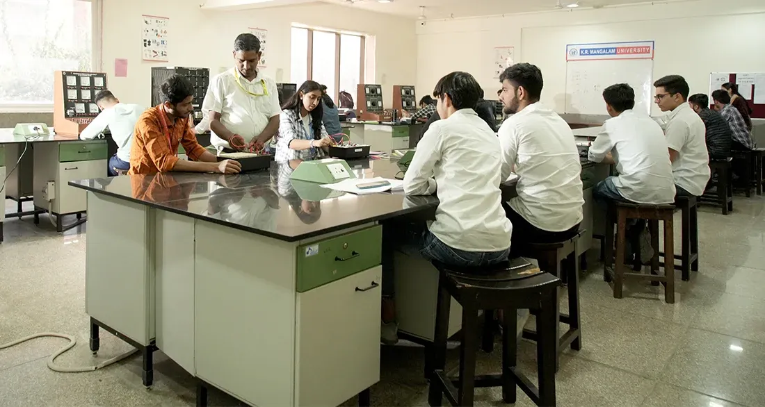 Get practical experimentations at the Electrical and electronics lab