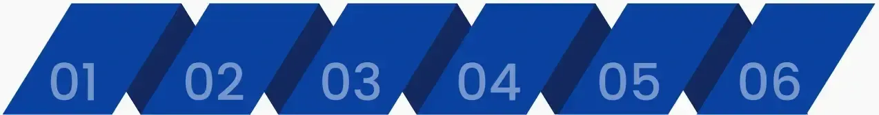 Admission Process steps 01 to 06